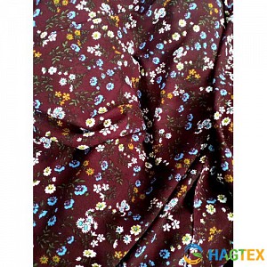 Floral print fabric